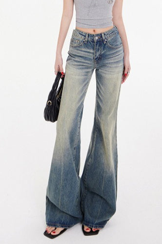 Low Rise Flared Vintage Jeans