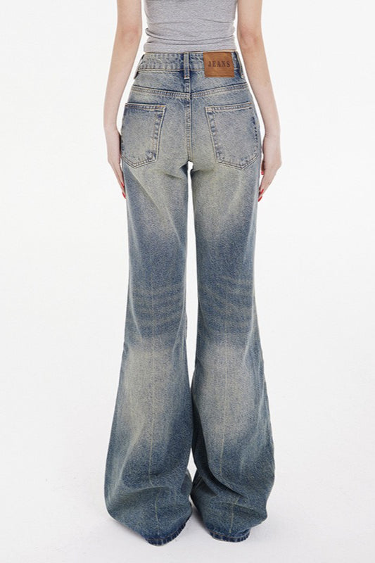 Low Rise Flared Vintage Jeans