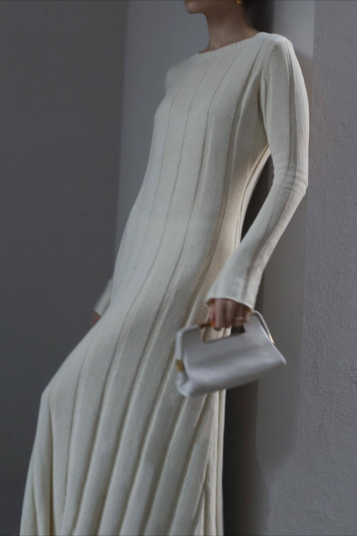 A-Line Maxi Sweater Dress