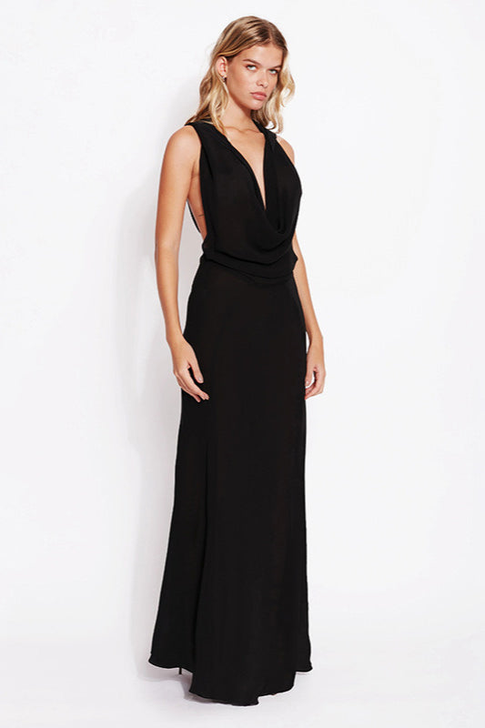 Hooded Deep V Backless Bodycon Dress 3