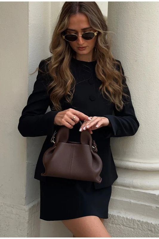 Elegant Blazer Two Piece Work Set