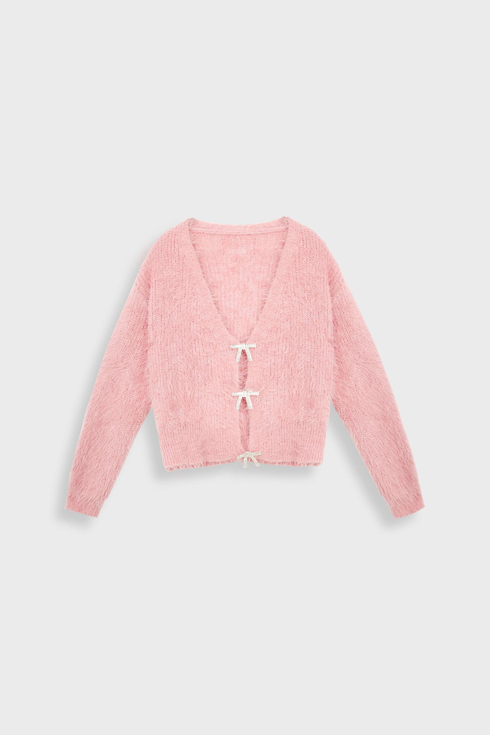 Sakura Pink Crop Cute Cardigan
