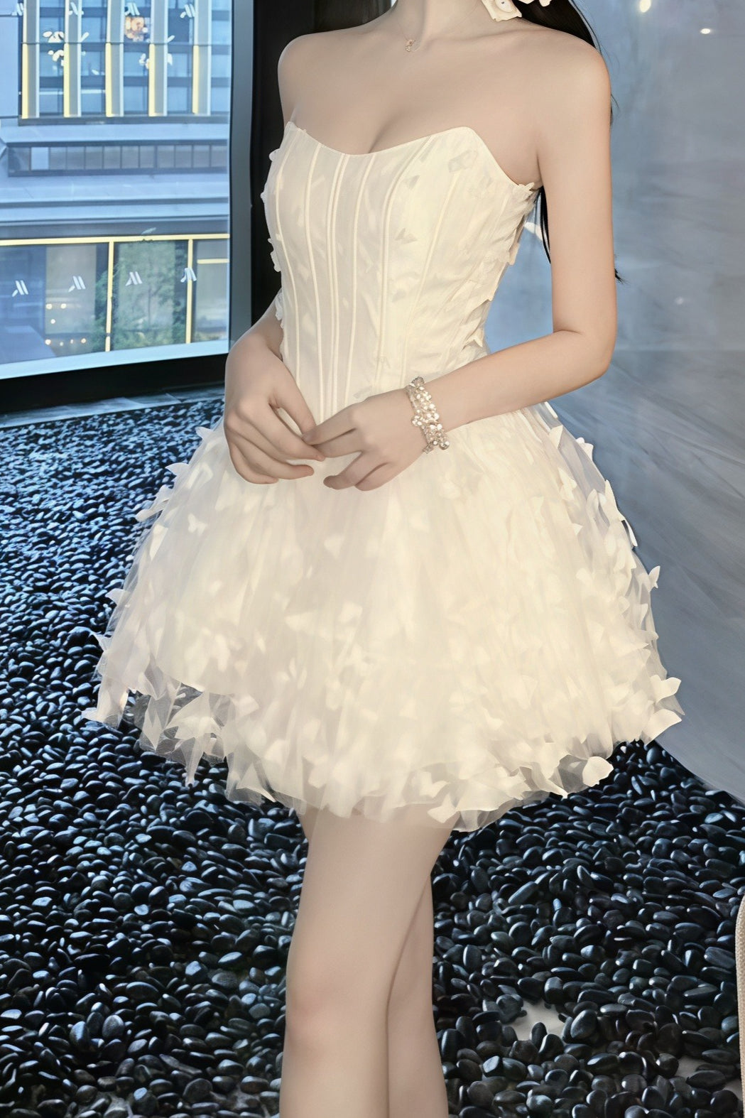 Corset Bow Bustier Mini Dress 5