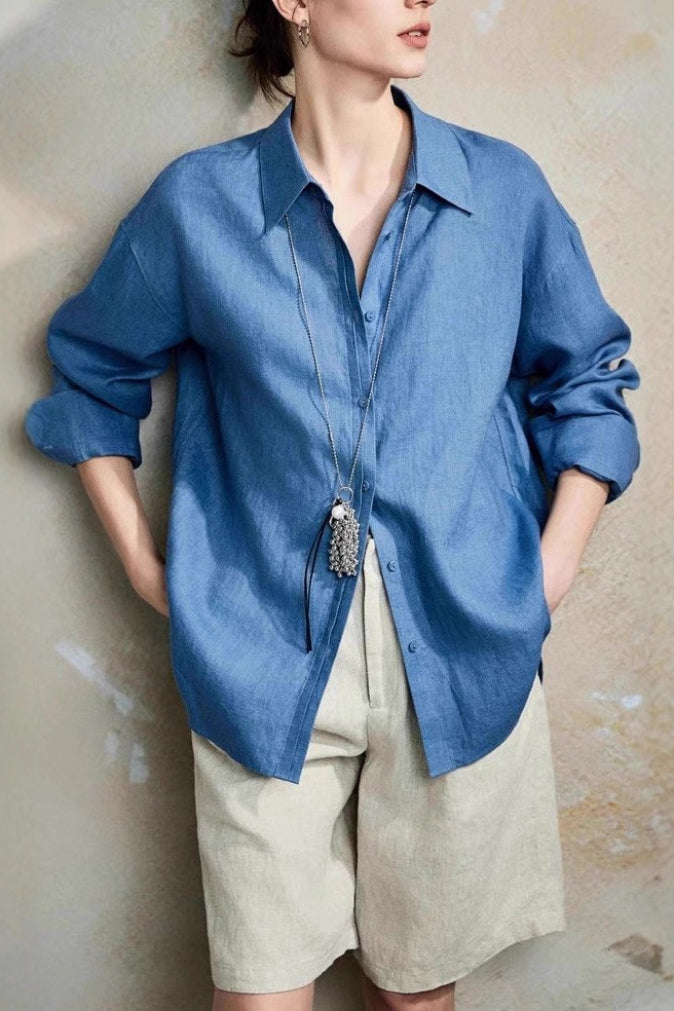 Pure Linen Everyday Blouse