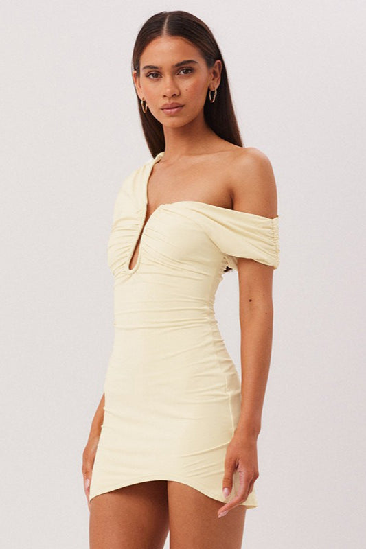 Sleeveless Cutout Bodycon Mini Party Dress