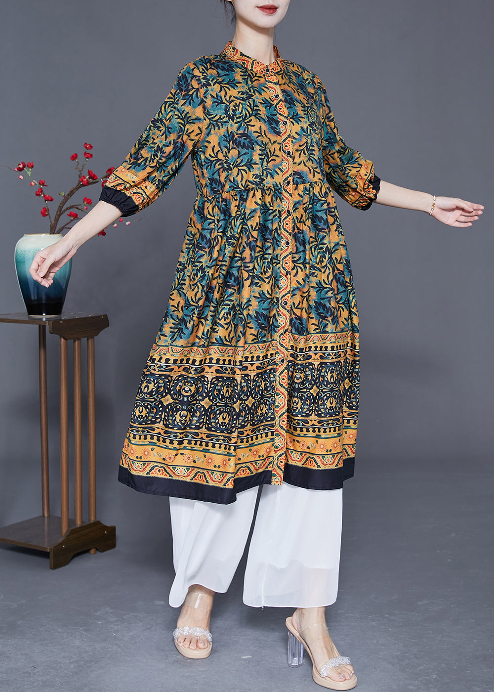A Vintage Style Dress with Delicate Timeless Details