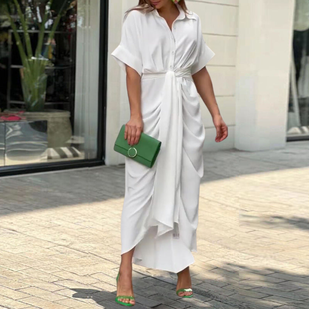 Mhairi Chic and Relaxed Dress for Women Wedding Guest Look