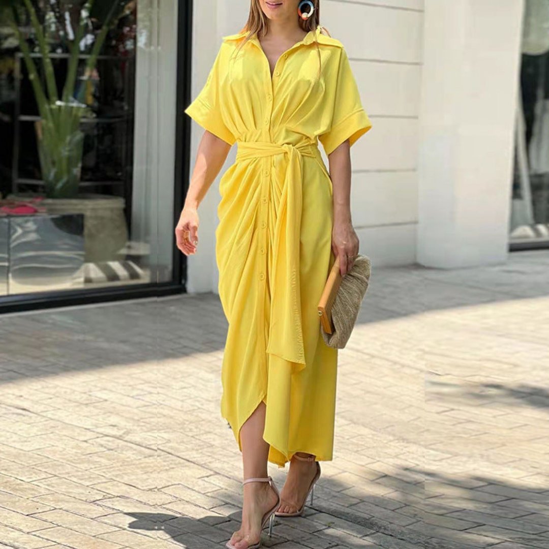 Mhairi Chic and Relaxed Dress for Women Wedding Guest Look