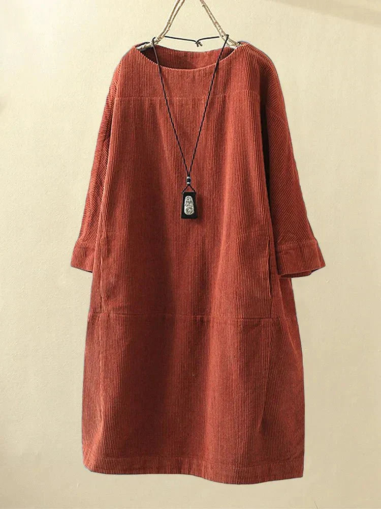 Alfonsina Elegant A-line Dress for Women Date Night Outfit