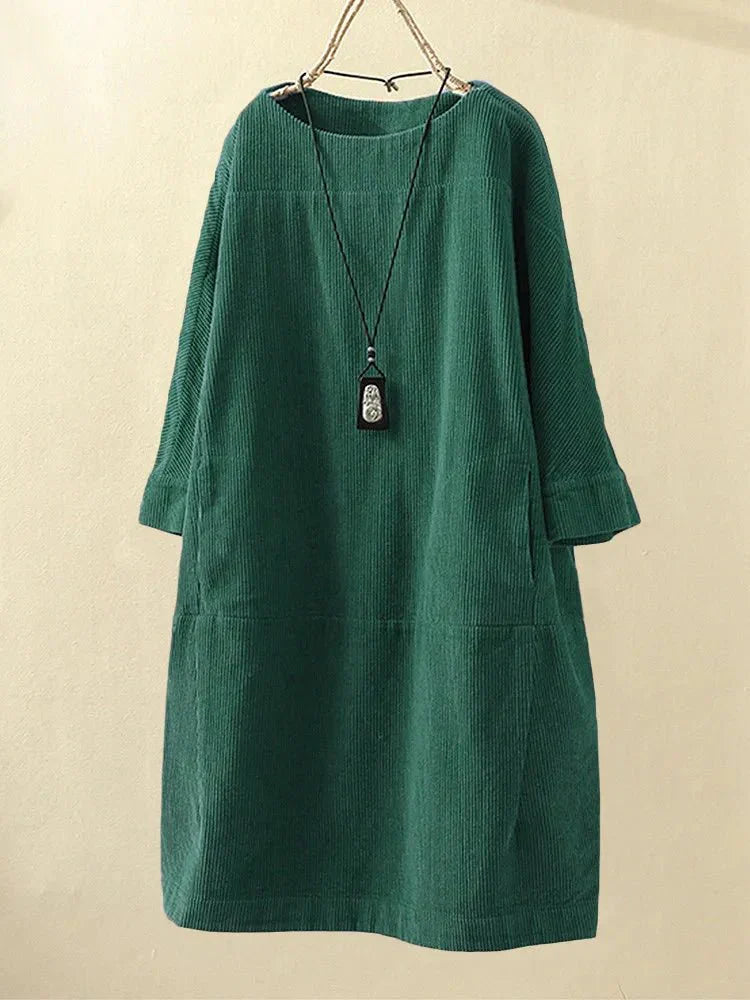 Alfonsina Elegant A-line Dress for Women Date Night Outfit