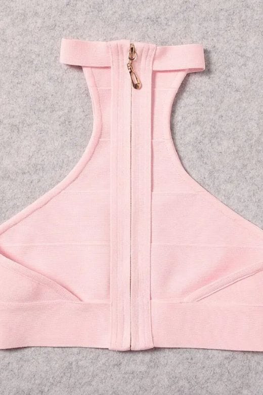 Elli Bandage Crop Top - Dusty Pink