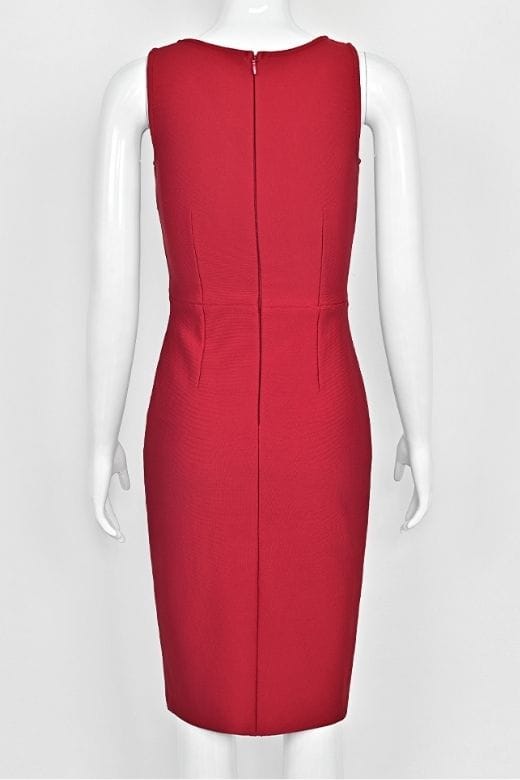 Elsa Bodycon Dress - Red Wine