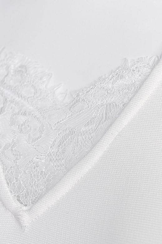 Elsa Bodycon Dress - White Pearl