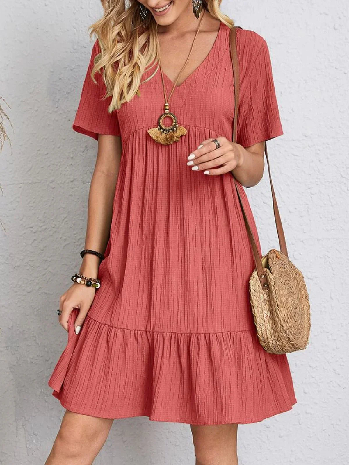 Alberta Timeless Dress with Belly Coverage Evening Wear Edit