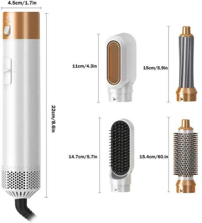 The latest 5 in 1 professional styler