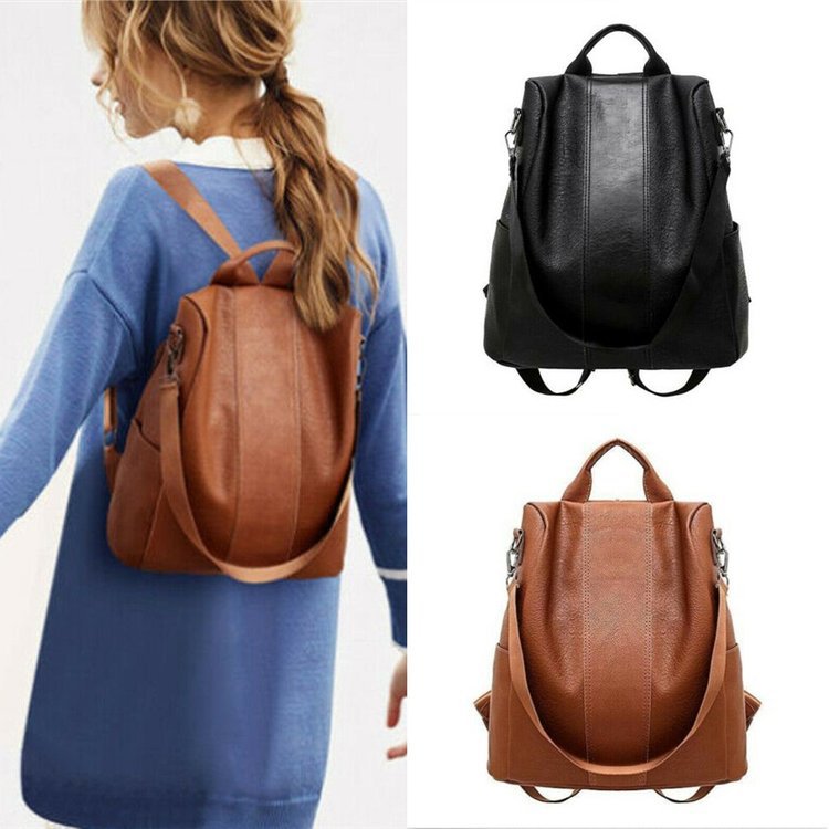 Limited Leather Ladies Anti-theft Backpack