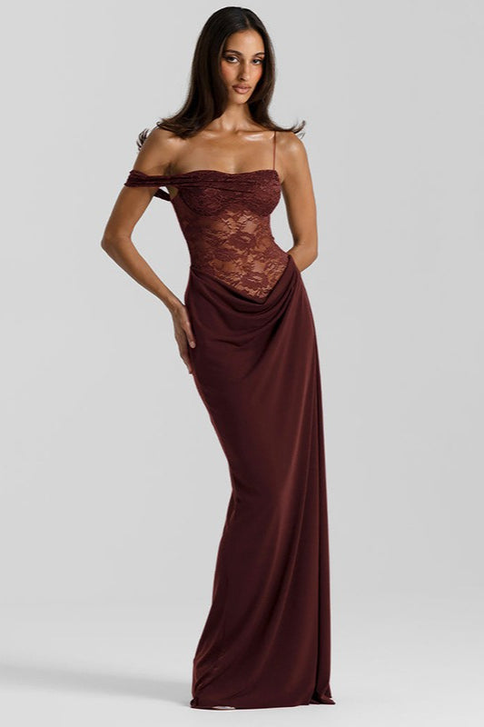 Lace Panel Bodycon Dress 6