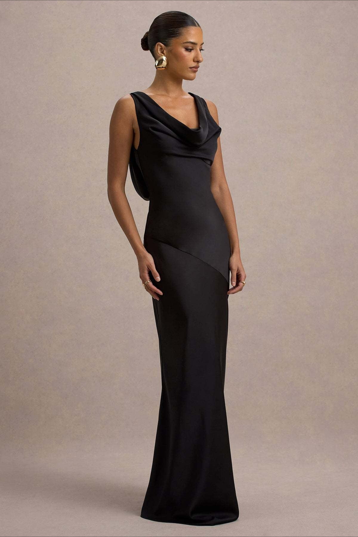 Satin Mermaid LowBack Party Dress
