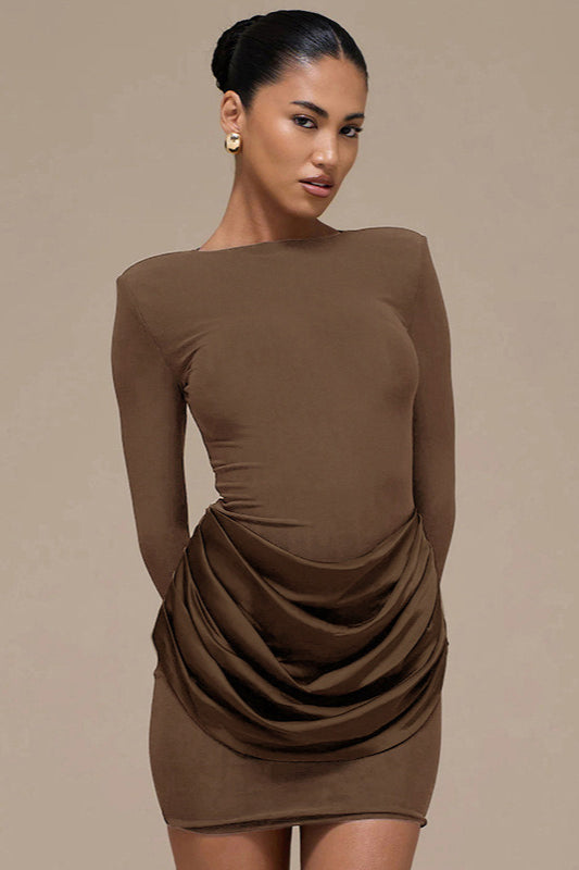 Ruched Bodycon Dress 10