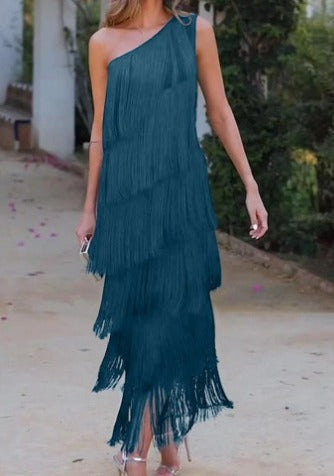 Frida Elevated One Shoulder Dress Occasion Wear