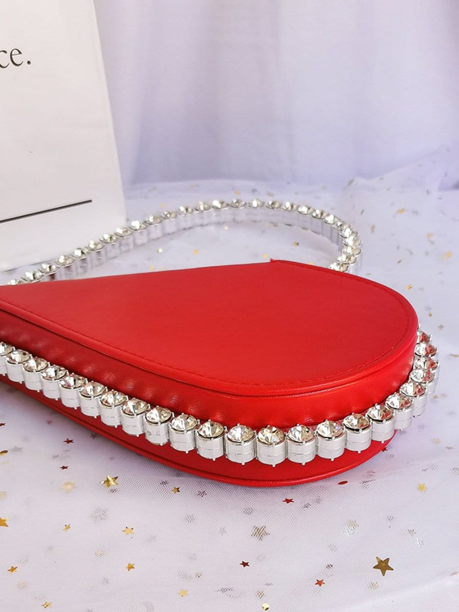 Finley Diamond Red Heart Bag