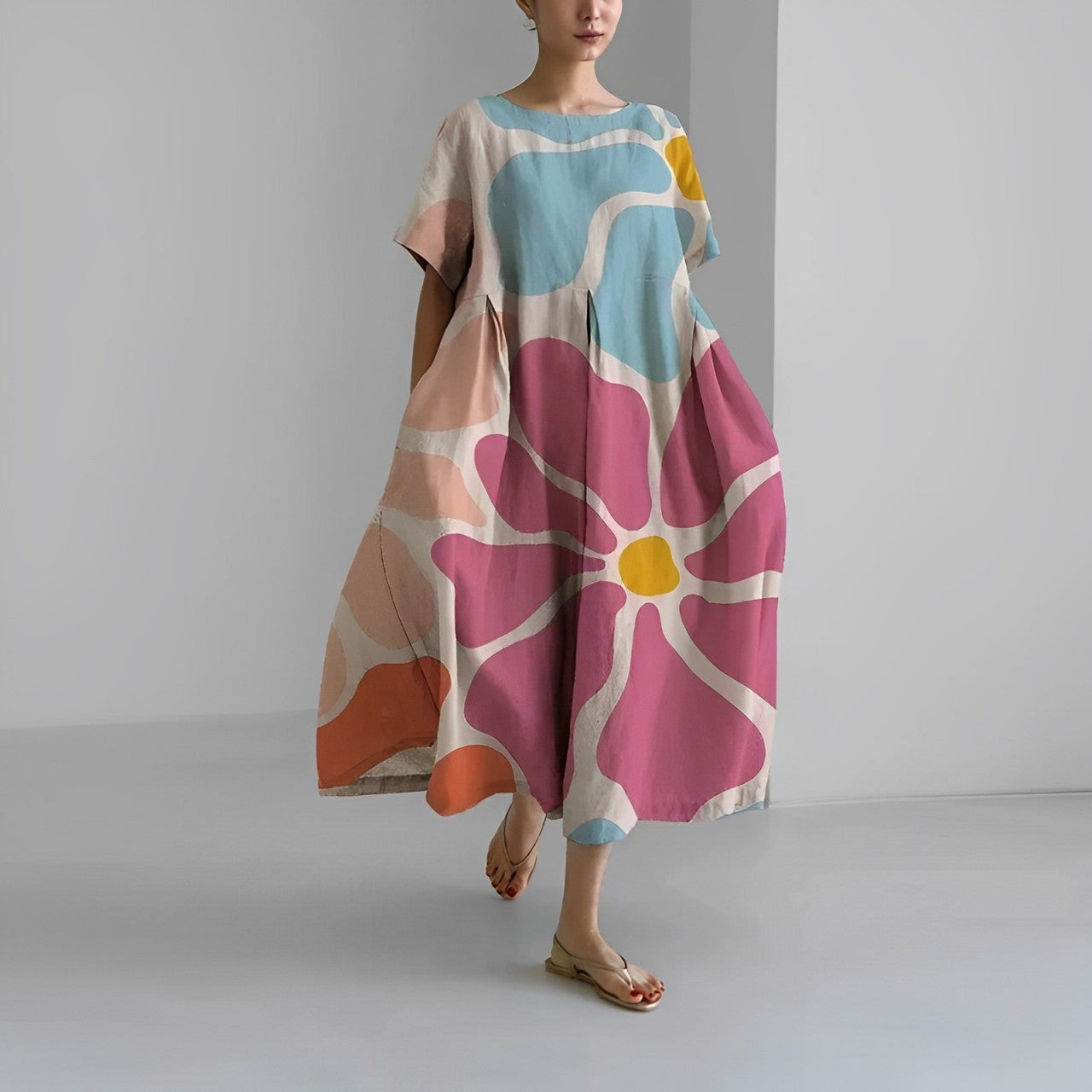 Marjorie Trendy and Elegant Summer Dress for Women Relaxed Modern Fit