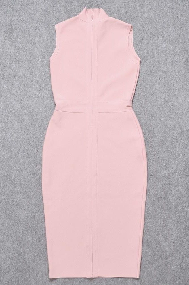 Grace Bandage Midi Dress - Dusty Pink (Sale)