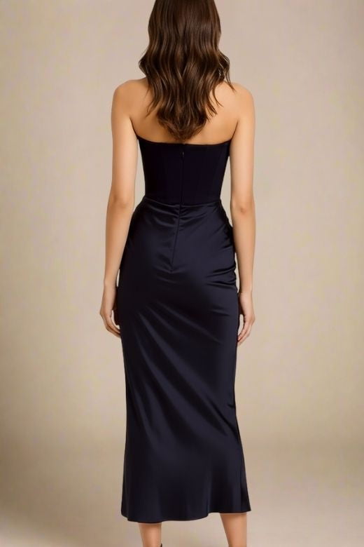 Hope Bodycon Wrap Maxi Dress - Classic Black (Sale)