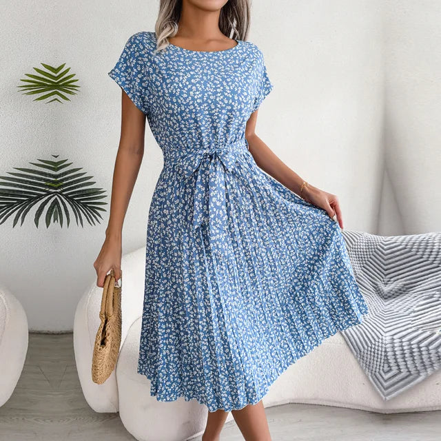 Simone Luxe Floral Dress Chic Silhouette Collection