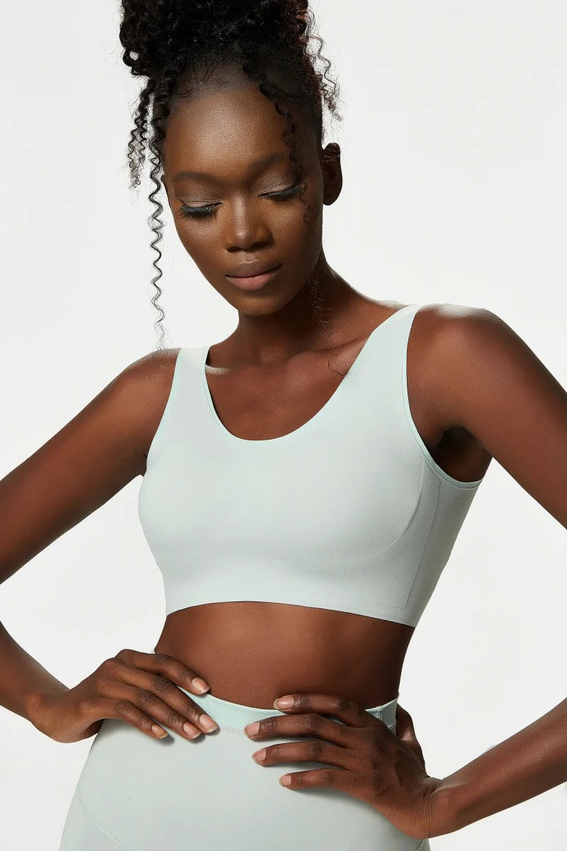 Peyton Sports Bra And Graceful Leggings Set Ice Grey Ice Grey / M