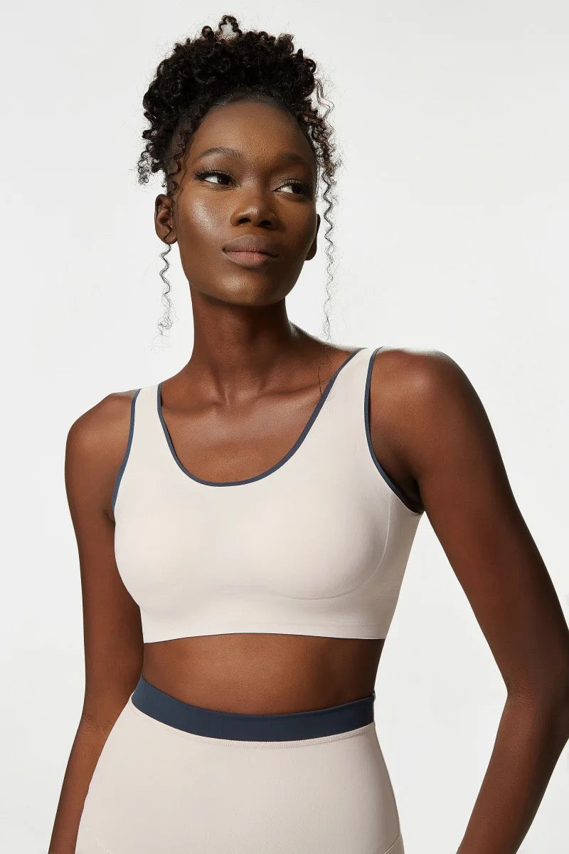 Peyton Sports Bra And Graceful Leggings Set Milk White Milk White / L