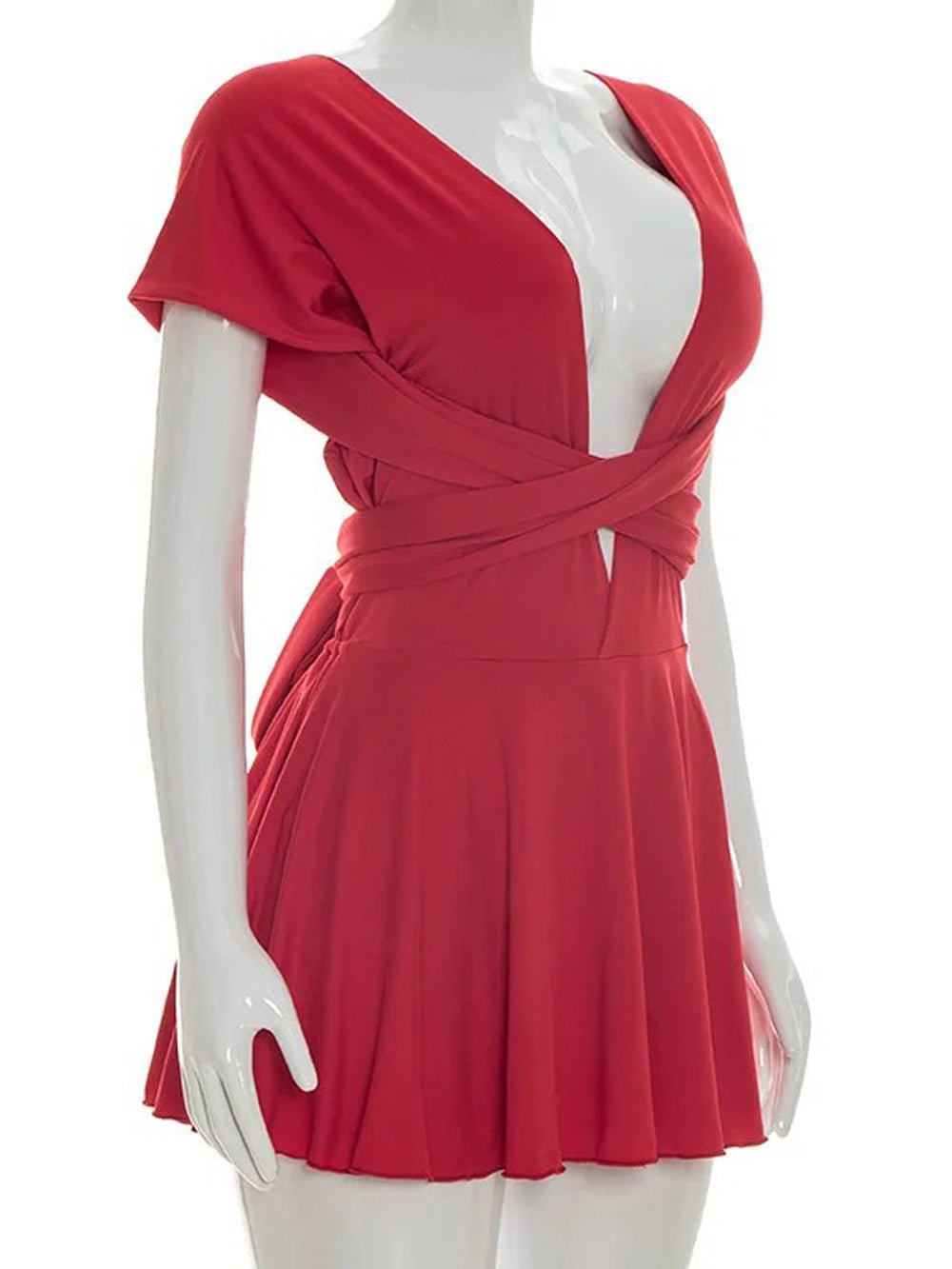 Isla Tie-Back Mini Dress