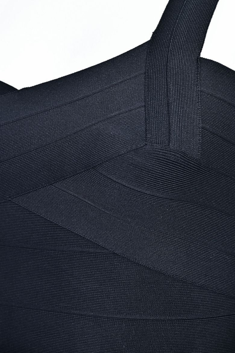 Jay Bandage Crop Top - Classic Black