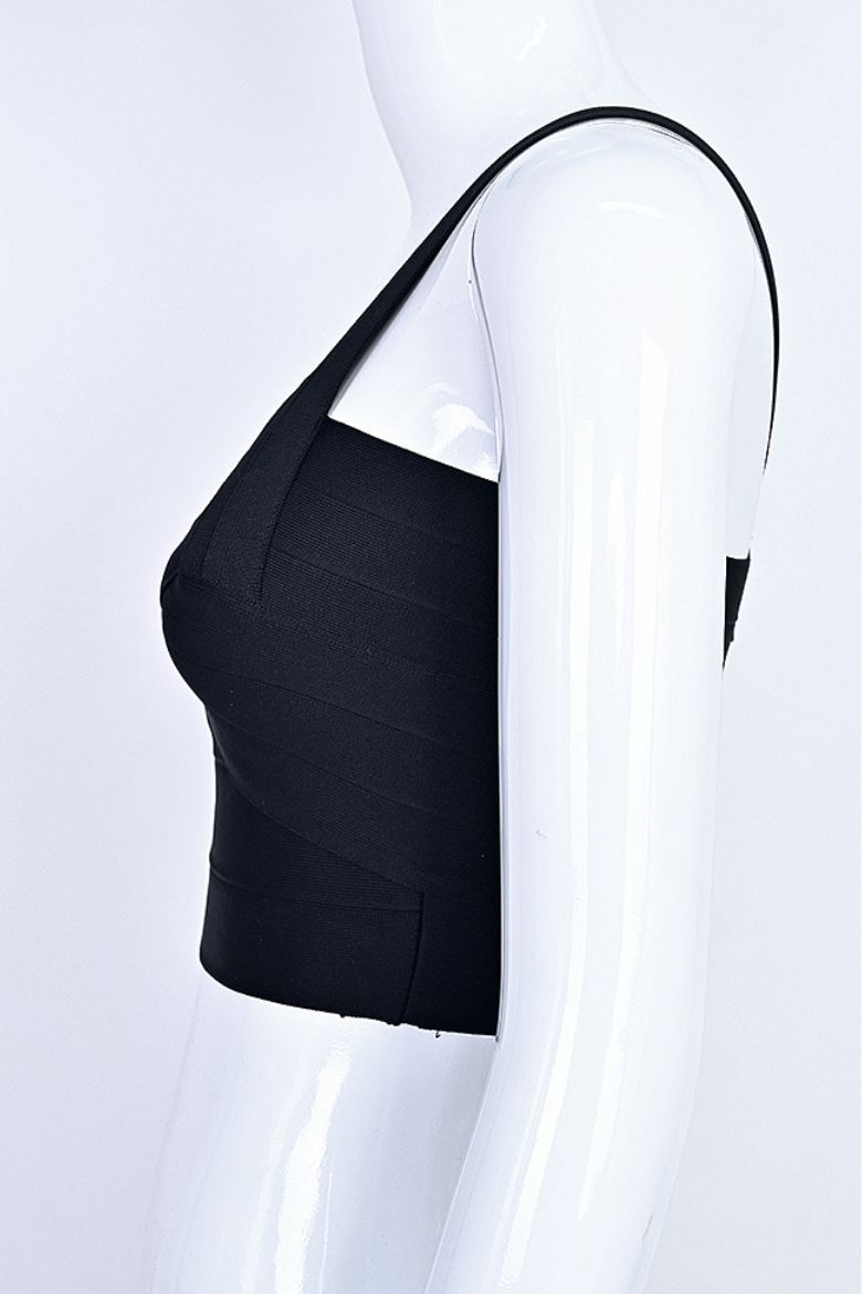 Jay Bandage Crop Top - Classic Black