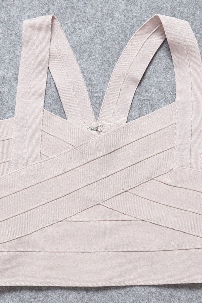 Jay Bandage Crop Top - Cream