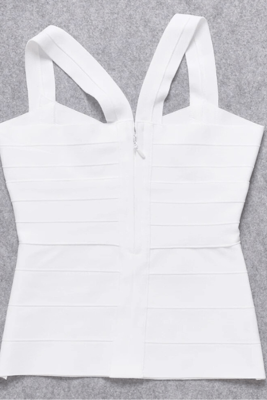 Jay Bandage Top - White Pearl