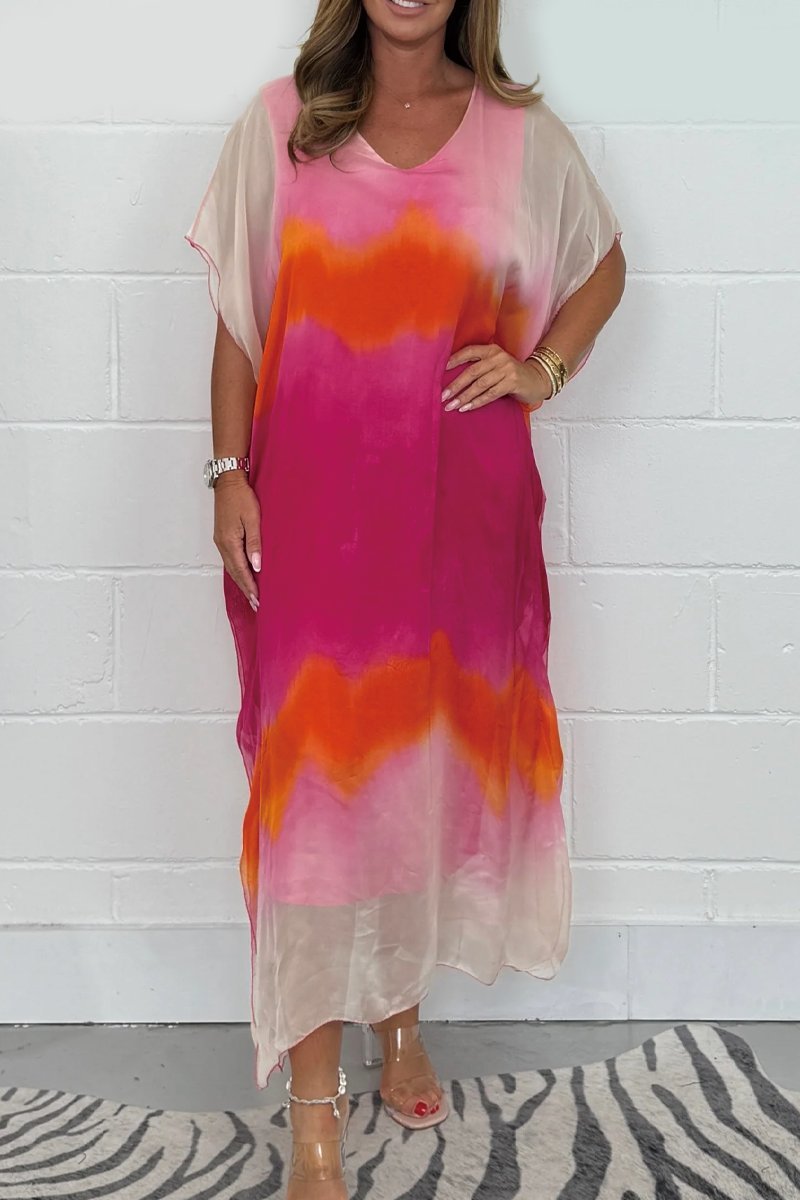 Liz Luxe Maxi Dress Chic Silhouette Collection