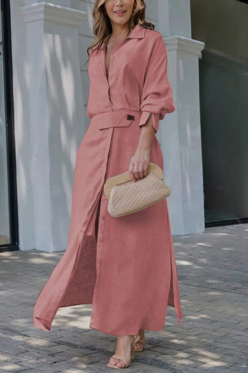 Natalia Elevated Long Dress Statement Occasion Edit
