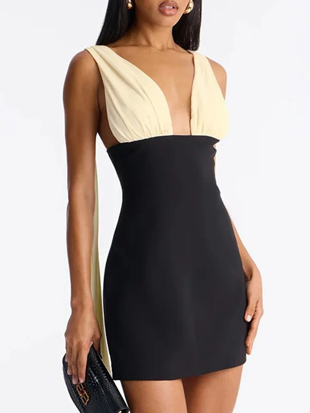 Kaia Colorblock Mini Dress - Fashion Pov