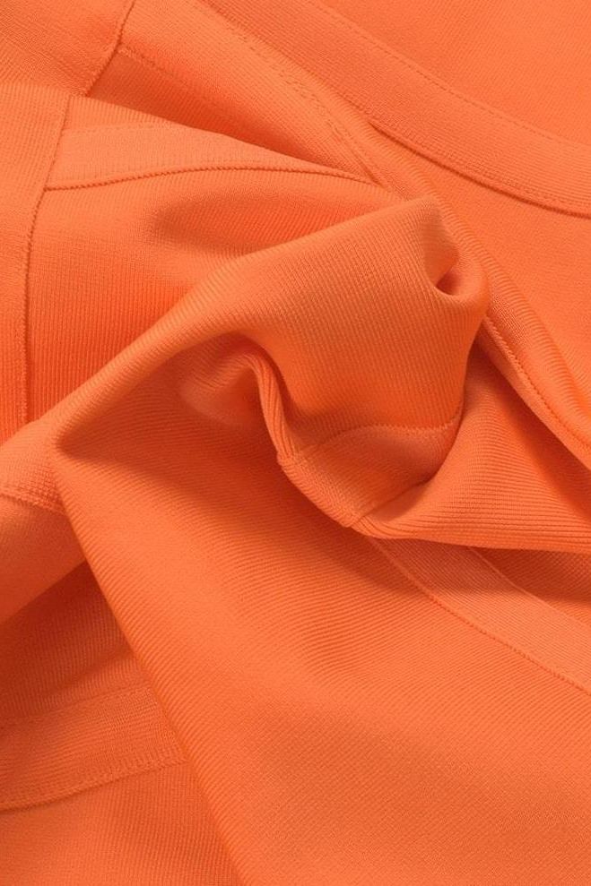 Kit Bandage Dress - Apricot Orange (Sale)