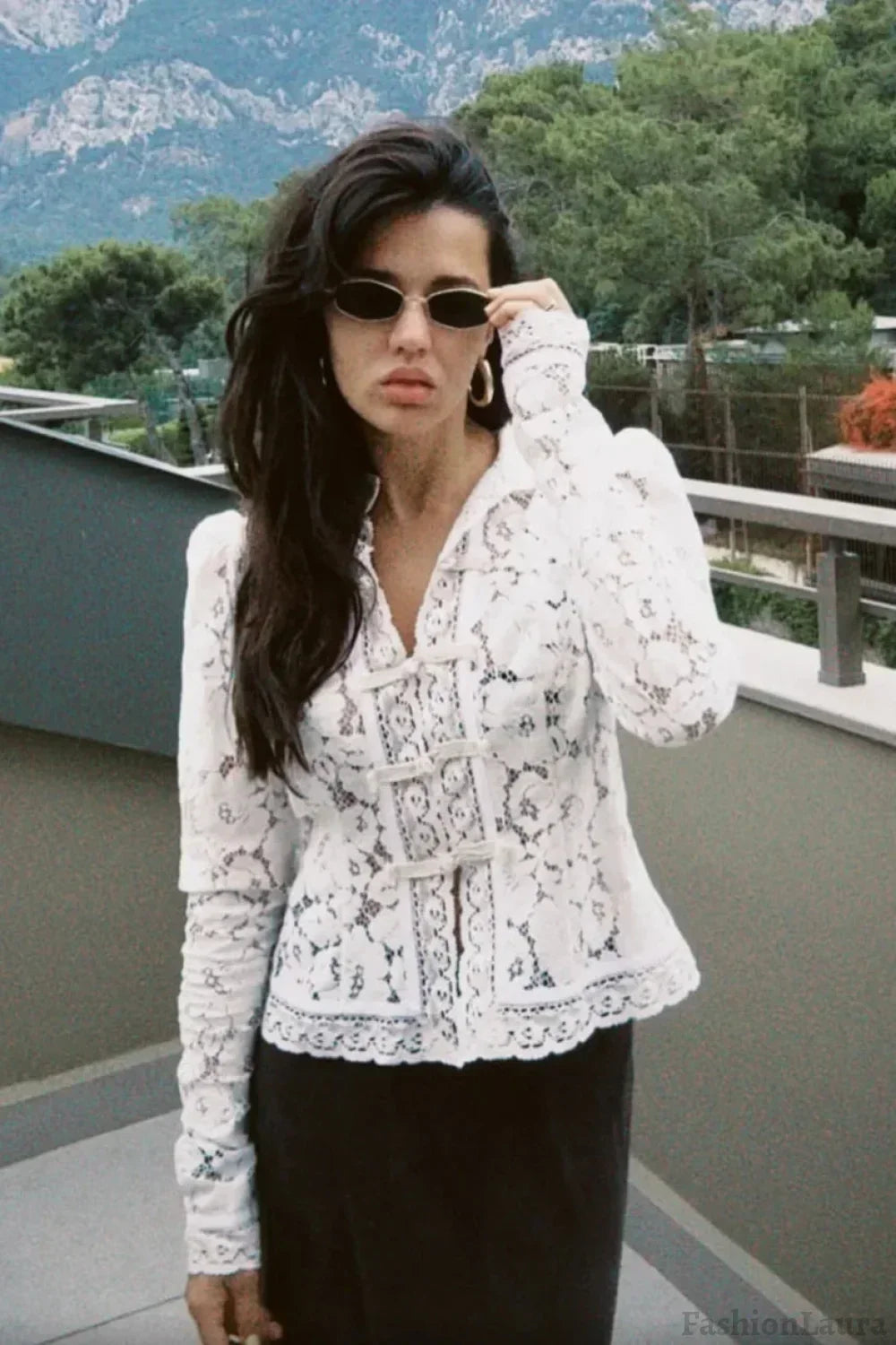 Lace Hollow SeeThrough Cardigan
