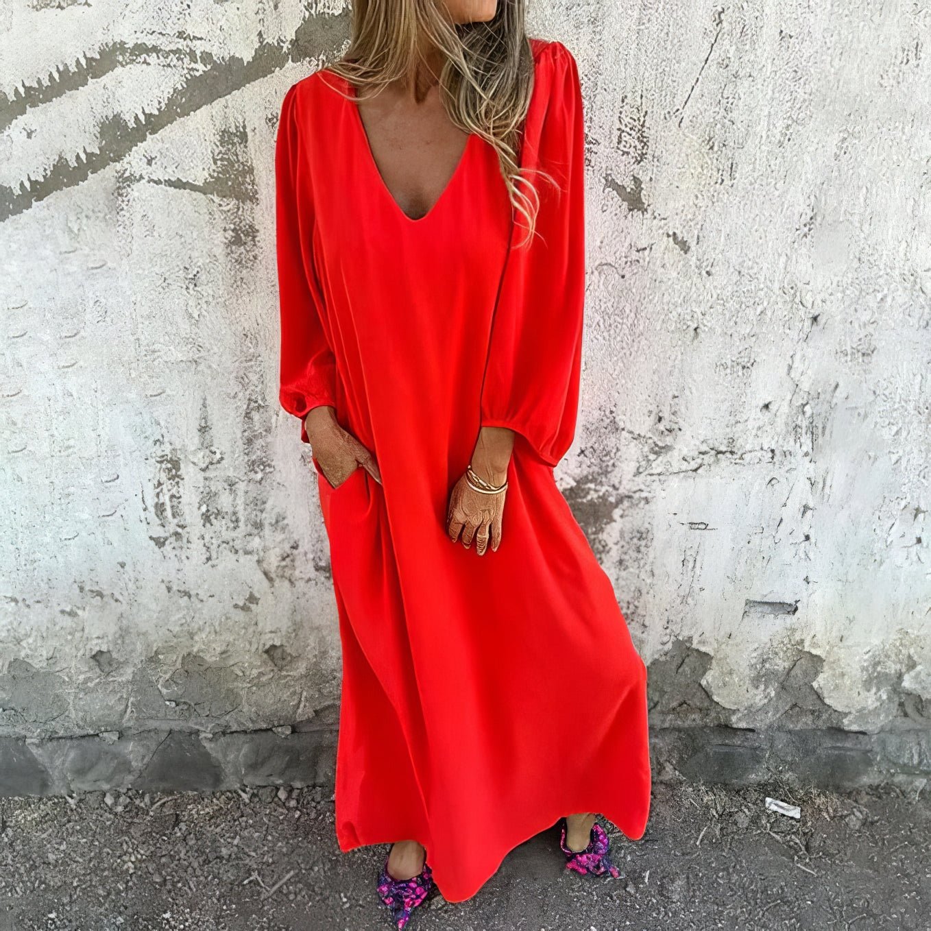 Gertrudis Aesthetic Long Boho Dress Premium Wardrobe Essential