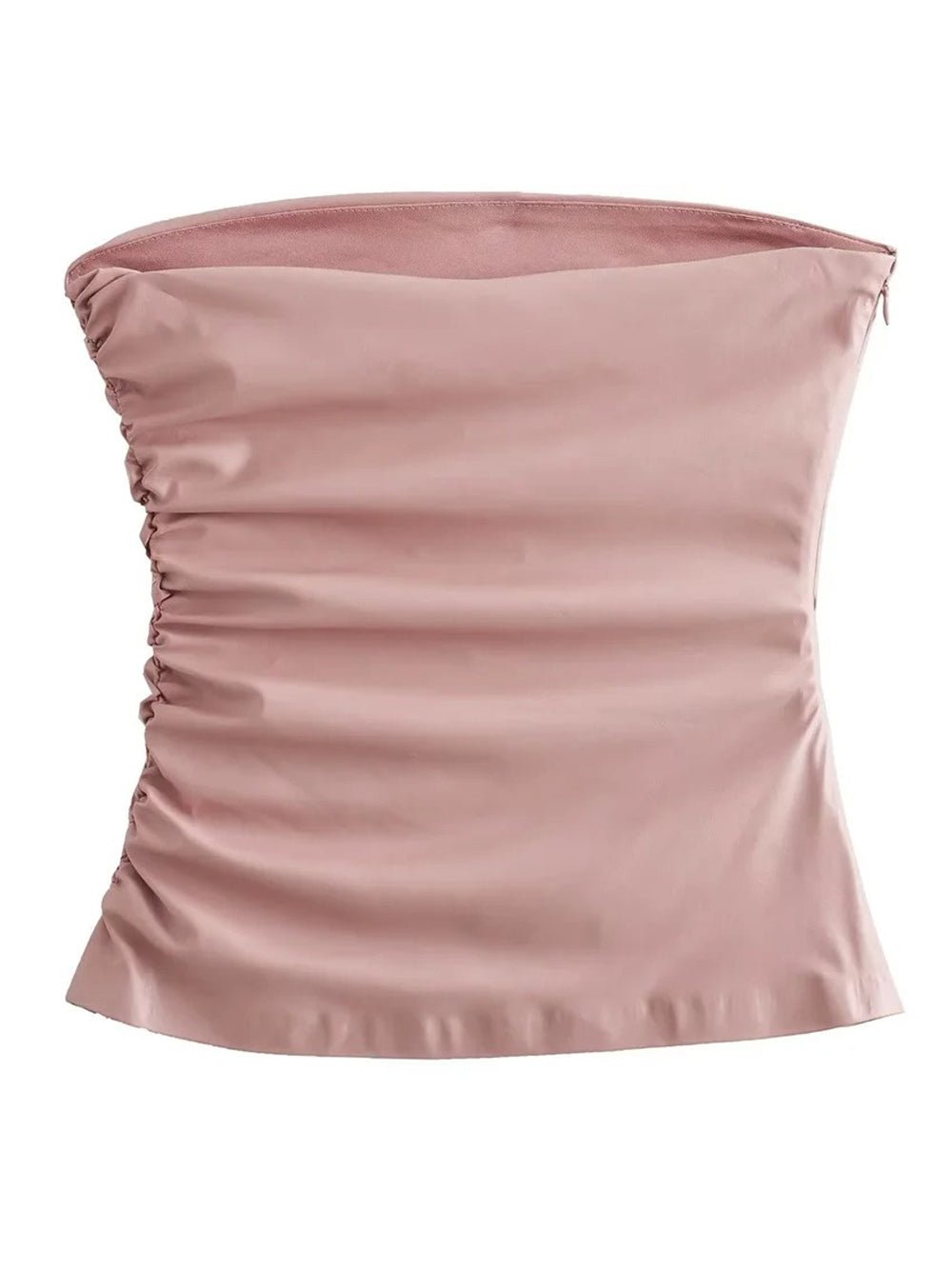 Lillian Leather Short Top