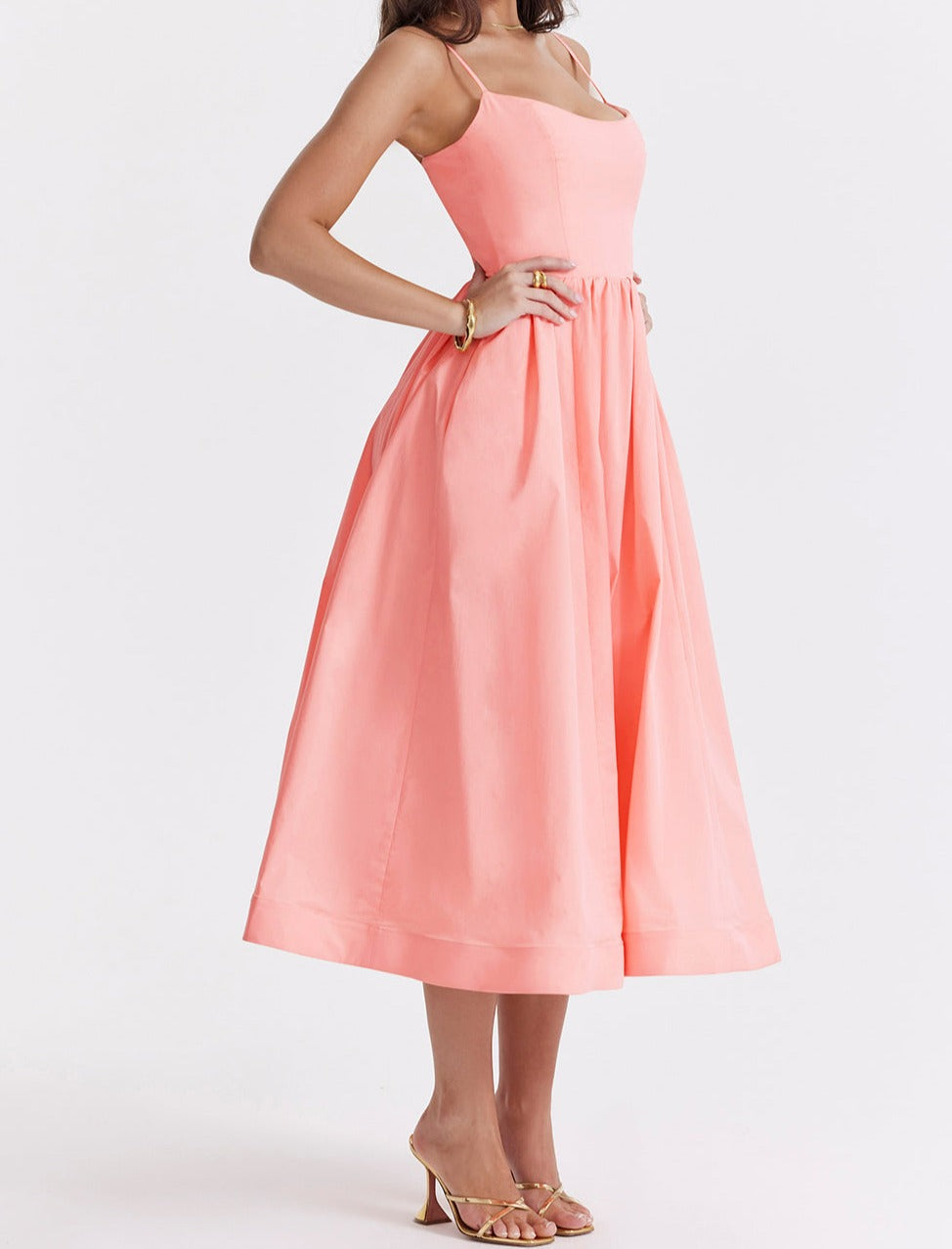 Zoe Minimalist Sleeveless Dress Elevated Occasion Wear
