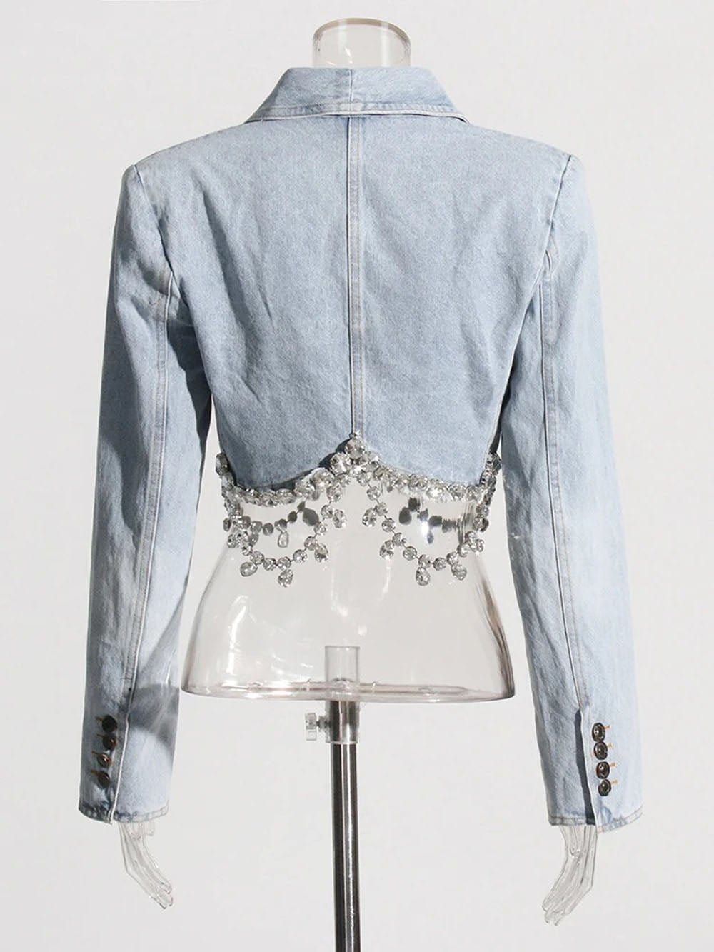 Lyric Diamond Denim Jacket