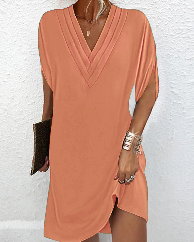 Flora Aesthetic Dress with Sleeves Elevated Occasion Wear