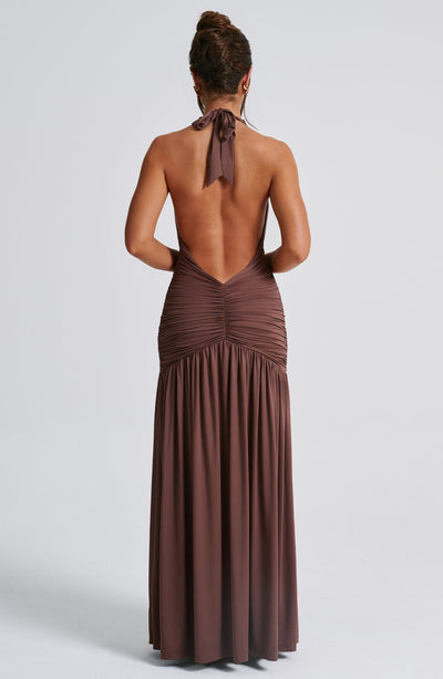Julia Luxe Dress with Long Straps Evening Wear Edit