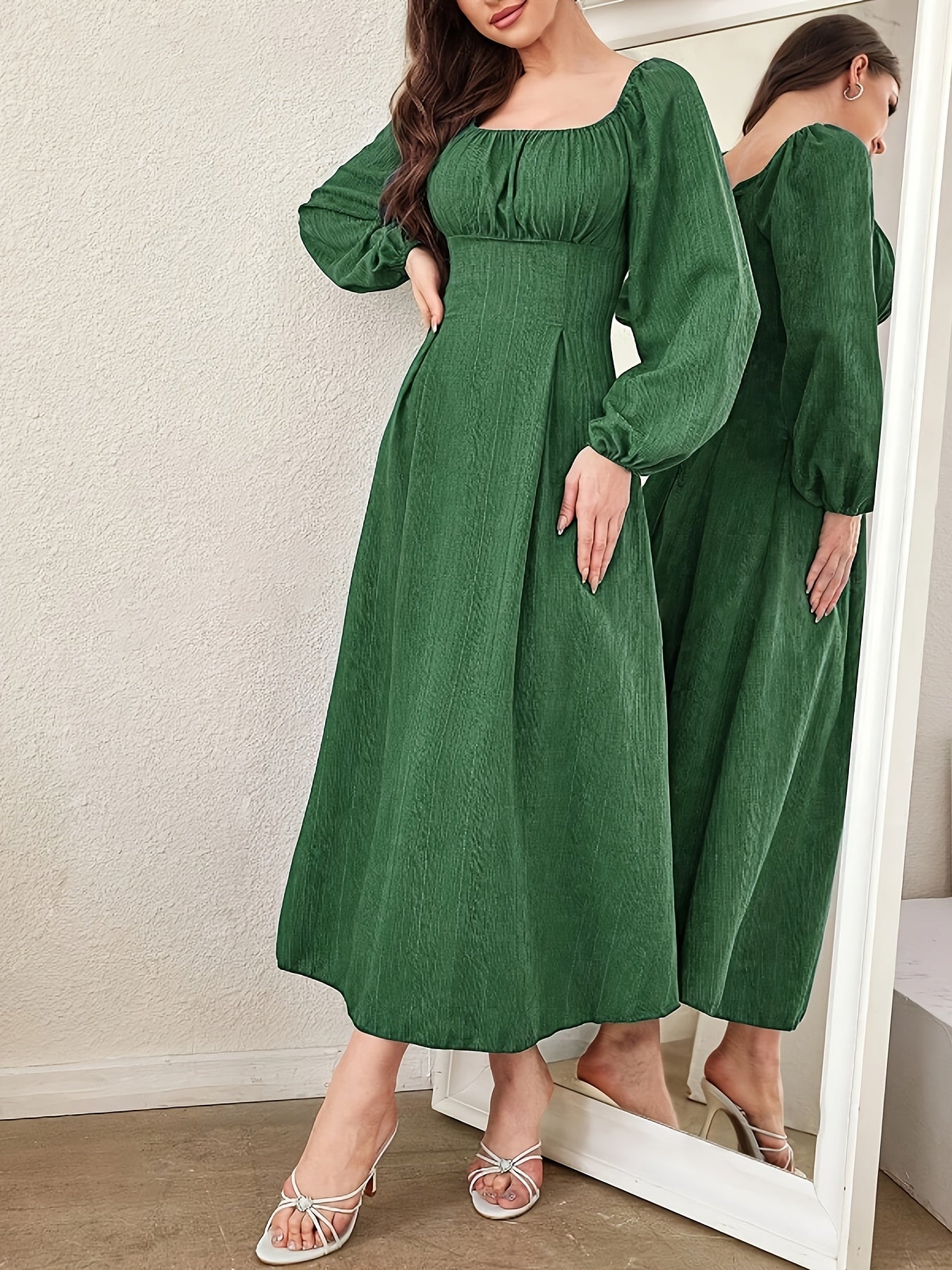 Leila Elegant Midi Dress with Cross Straps for Women Streetwear Style