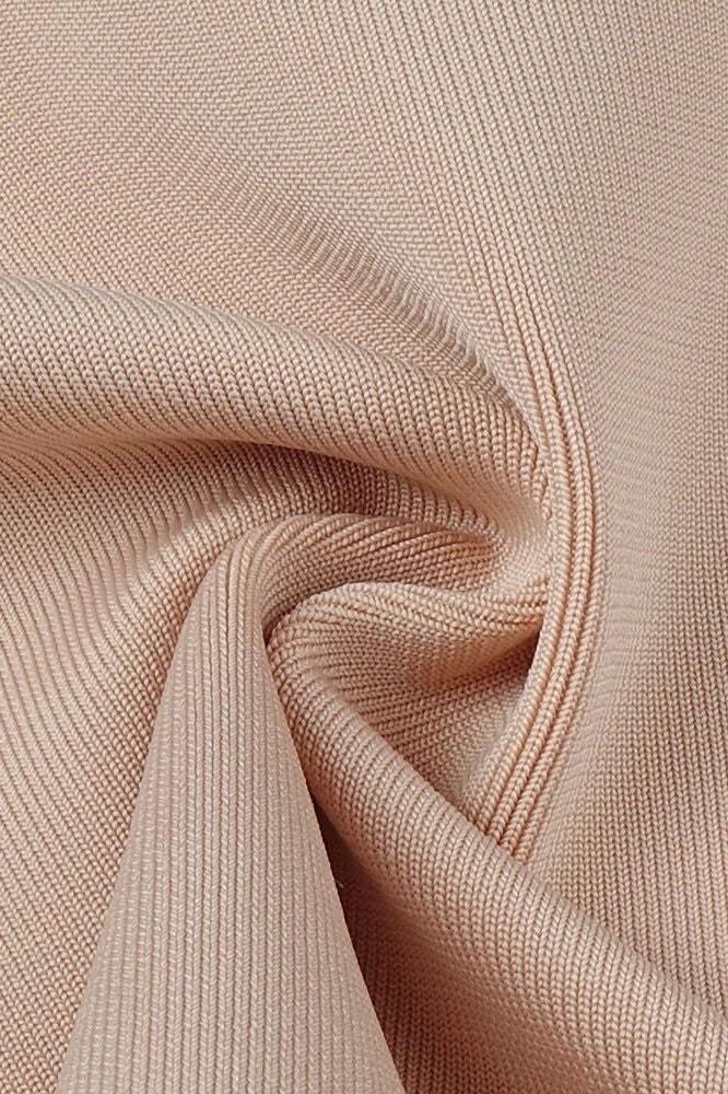 Milan Bandage Midi Dress - Nude (Sale)