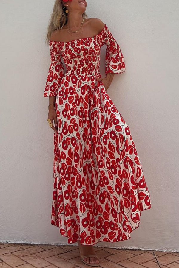 Rebeca Floral Maxi Dress for Women Feminine Flowy Style